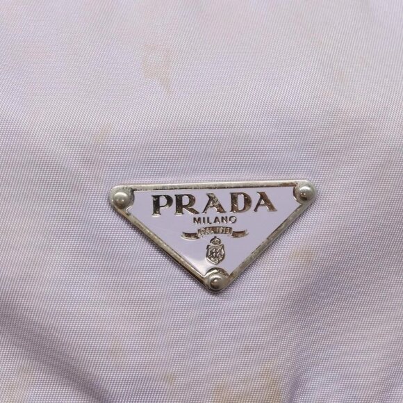 PRADA Shoulder Bag Nylon Purple Silver Auth ti3319 - Picture 12 of 16